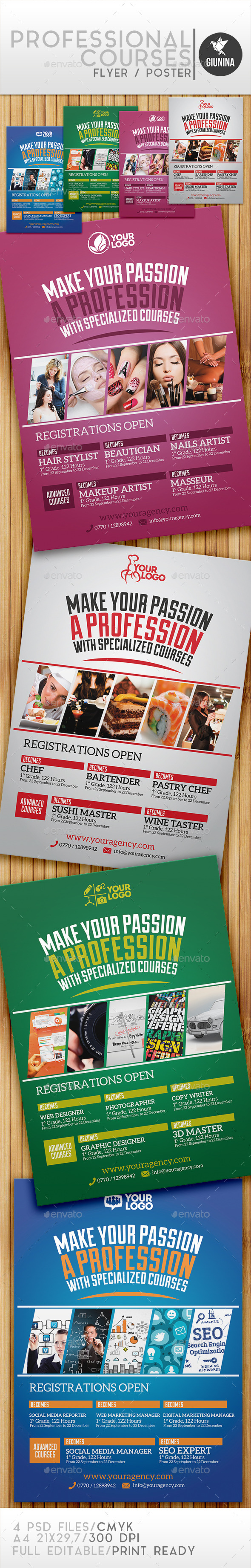 Professional Courses Flyer/Poster - Commerce Flyers