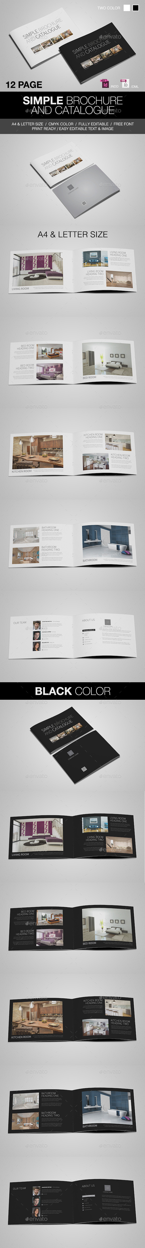 Simple Catalogue/Brochure - Brochures Print Templates