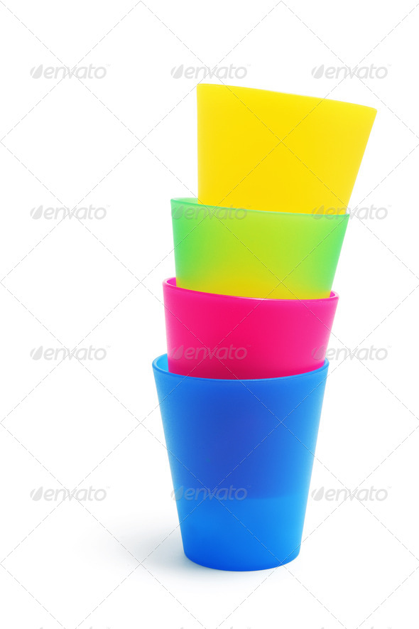 Plastic Cups - Stock Photo - Images
