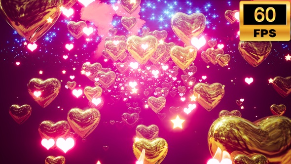 Glow Golden Hearts 