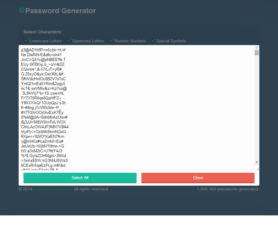  Password Generator by j4ke CodeCanyon