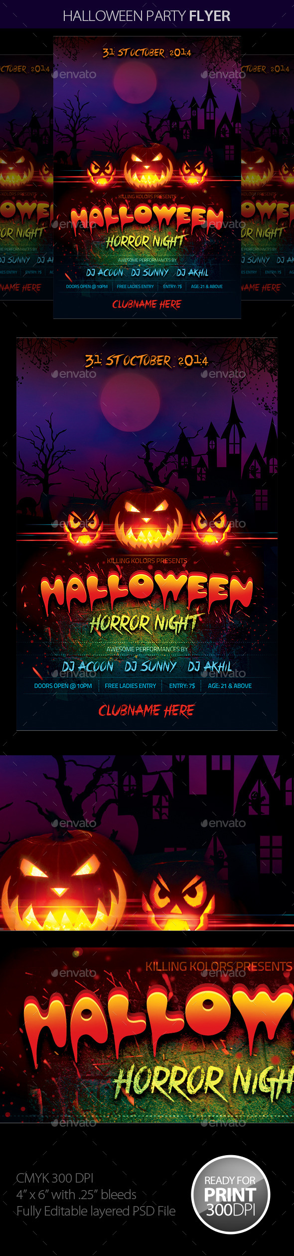 Halloween Party Flyer