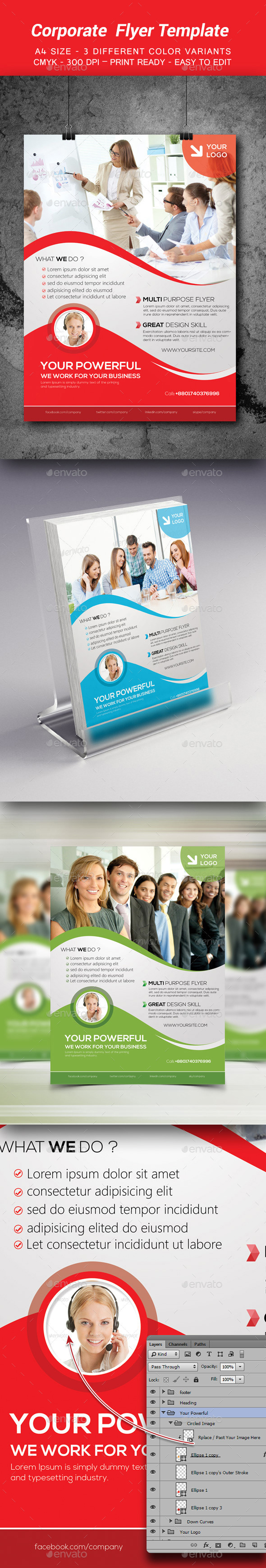 Corporate Flyer Template - Flyers Print Templates
