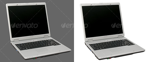 Laptop Computer - Technology Isolated Objects