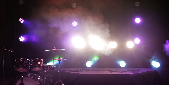 Stage With Light Effects