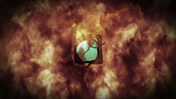 Hot Burning Logo Reveal