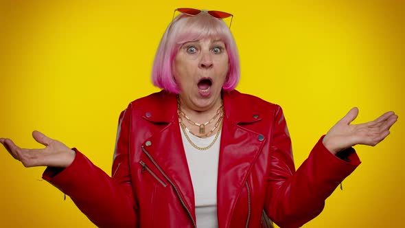 Upset Frustrated Annoyed Elderly Old Woman Quarreling Asking Reason of Conflict Why Such Stubborn alt