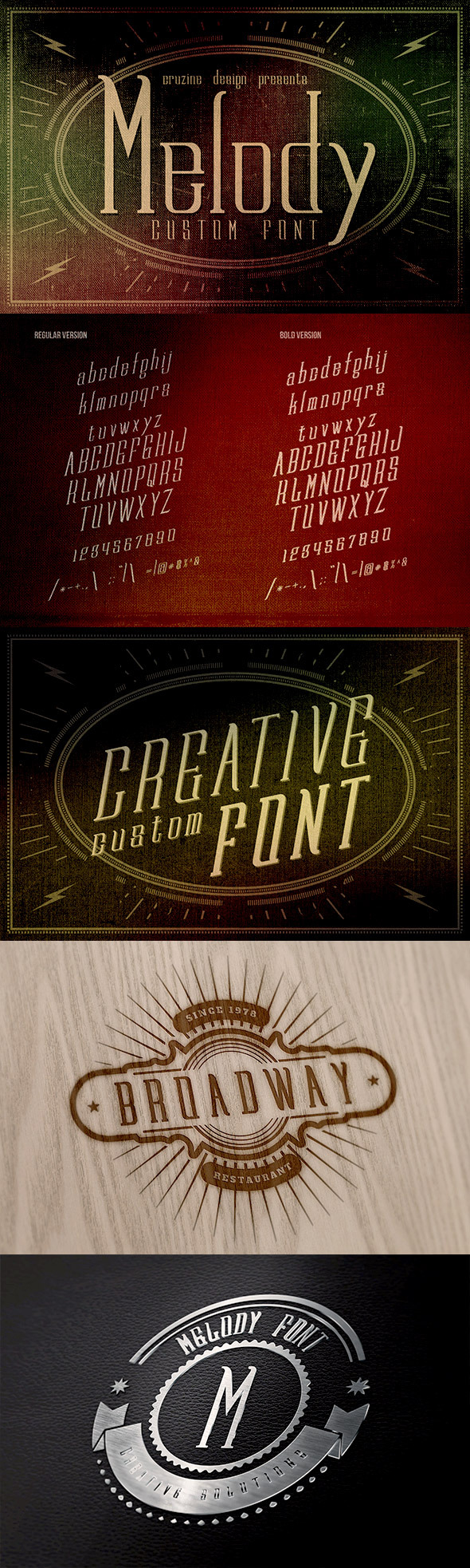 Melody Custom Font - Miscellaneous Serif