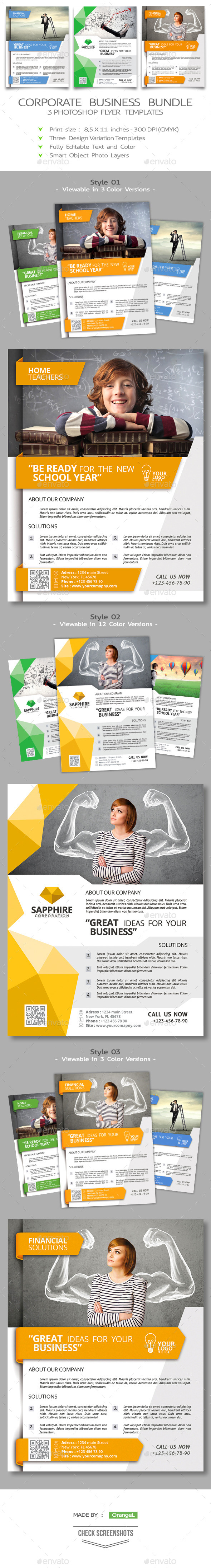 Corporate Flyer Bundle - Corporate Flyers