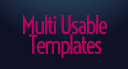 After Effects Multi usable Templates