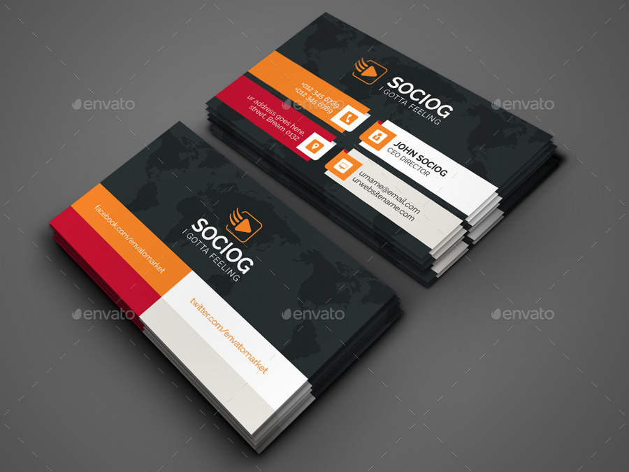 Simple Business Card, Print Templates | GraphicRiver