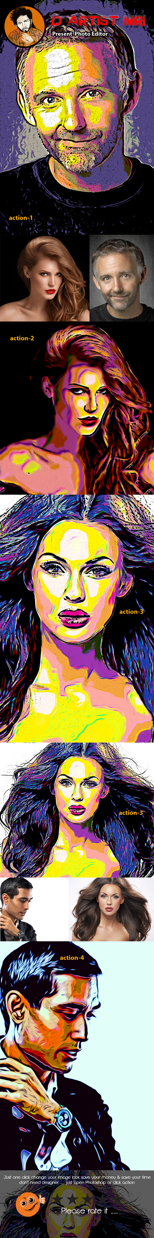 Cover Photos Action - Actions Photoshop