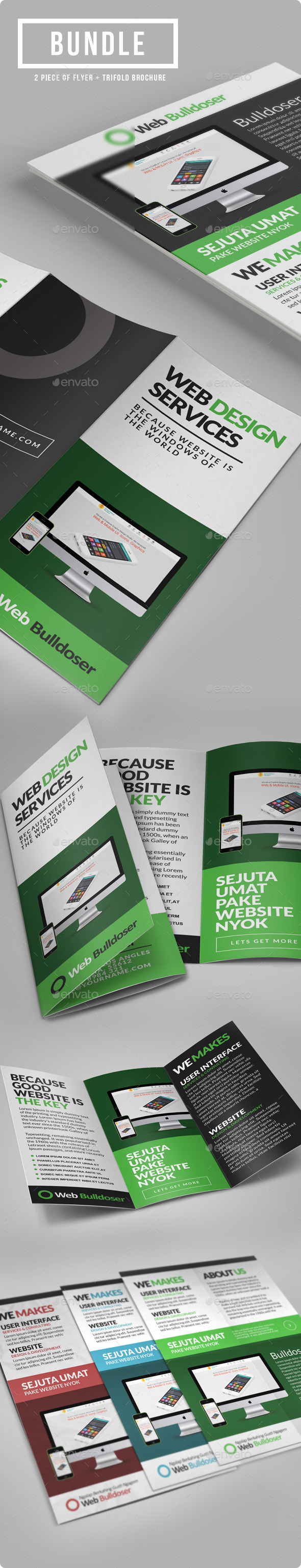Premium Web Design Bundle - Corporate Flyers