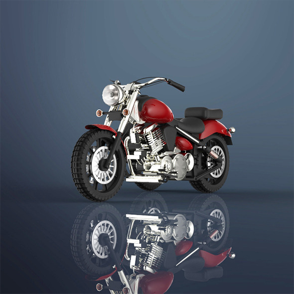 Motorcycle - 3Docean 8929386