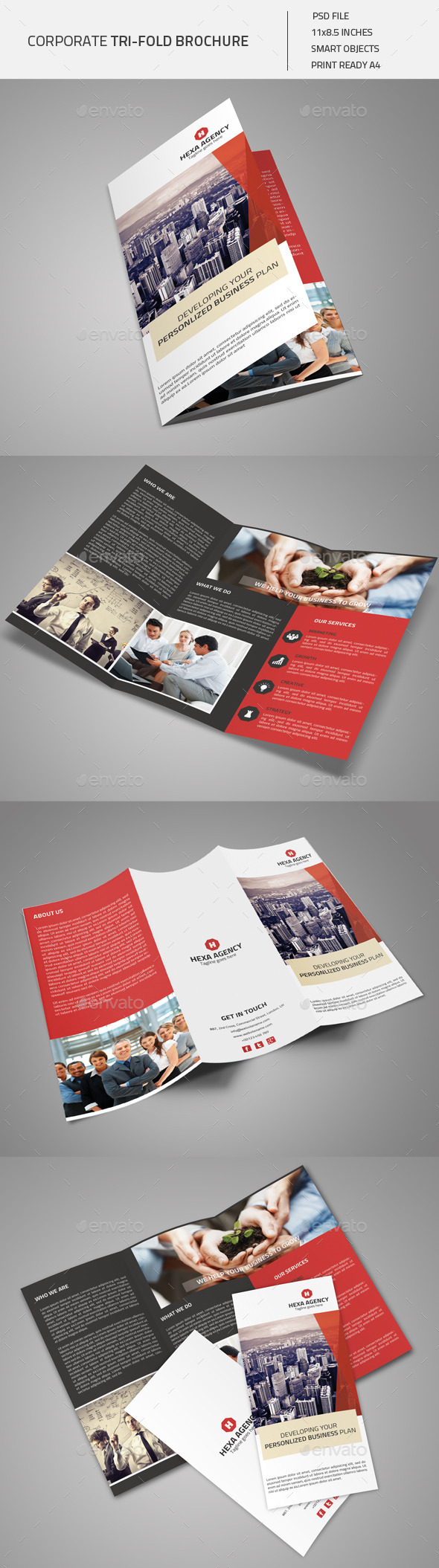 Corporate Tri-fold Brochure 01 - Corporate Brochures