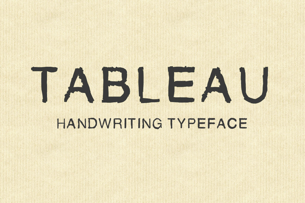 Tableau Handwriting font in Handwriting Fonts - product preview 2