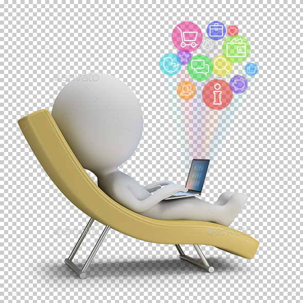 3D Small People - Internet Services - Characters 3D Renders