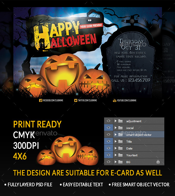 Halloween - Holiday Greeting Cards