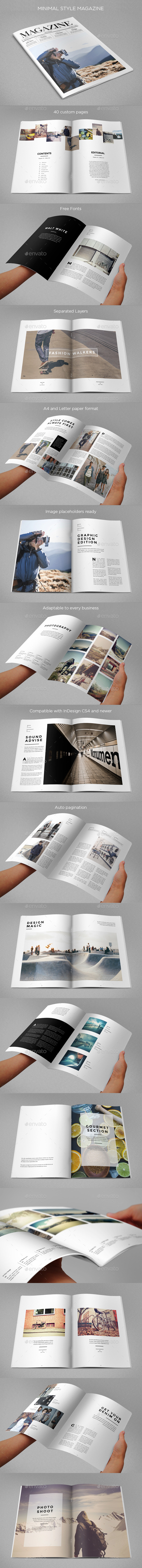 Minimal Style Magazine - Magazines Print Templates