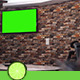 Watching TV In Office Green Screen - VideoHive Item for Sale
