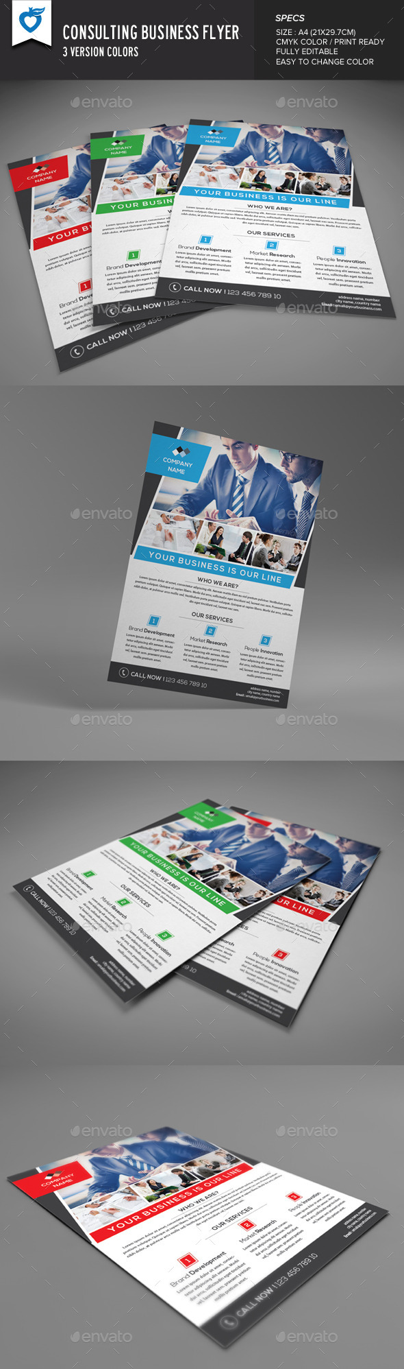 Consulting Business Flyer - Corporate Flyers