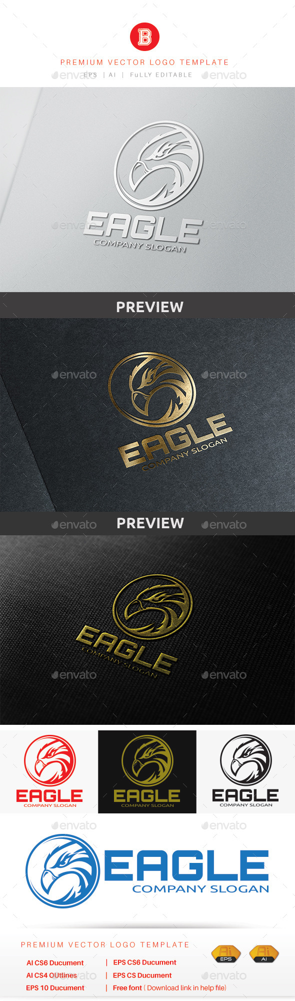 Eagle Logo - Animals Logo Templates