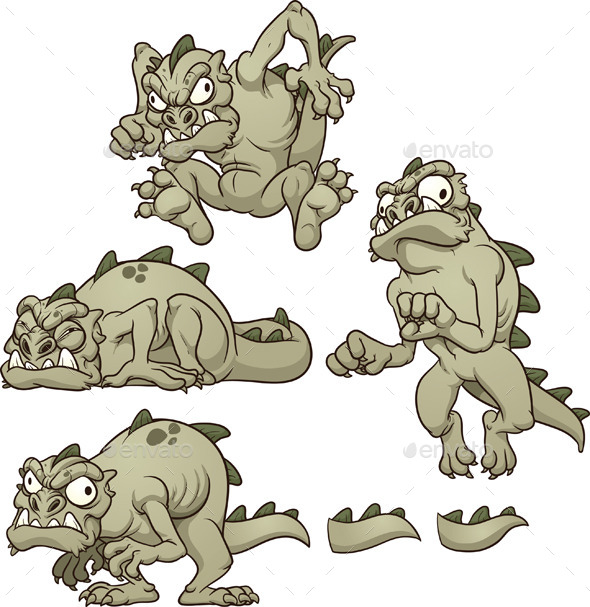 Lizard Monster - Monsters Characters