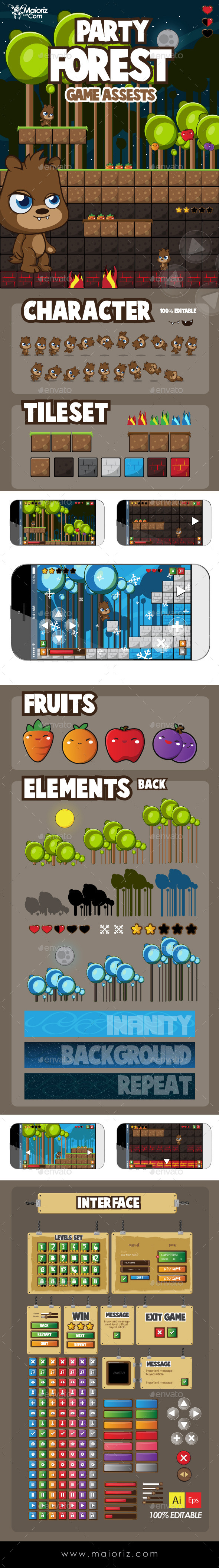 Forest Game Assets - Game Kits Game Assets