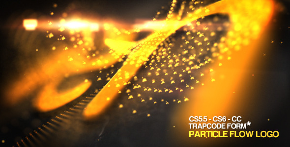 Particle Flow Logo - VideoHive 8936789