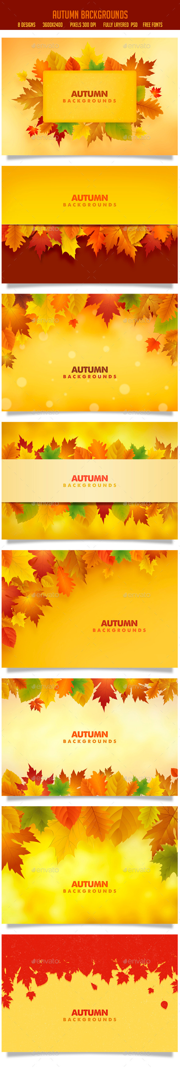 Autumn Backgrounds - Backgrounds Graphics