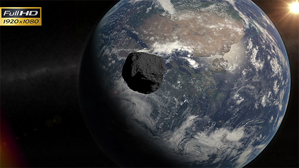 Asteroid Flying to Earth
