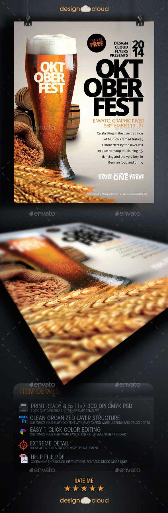 Oktoberfest Event Flyer Template - Events Flyers
