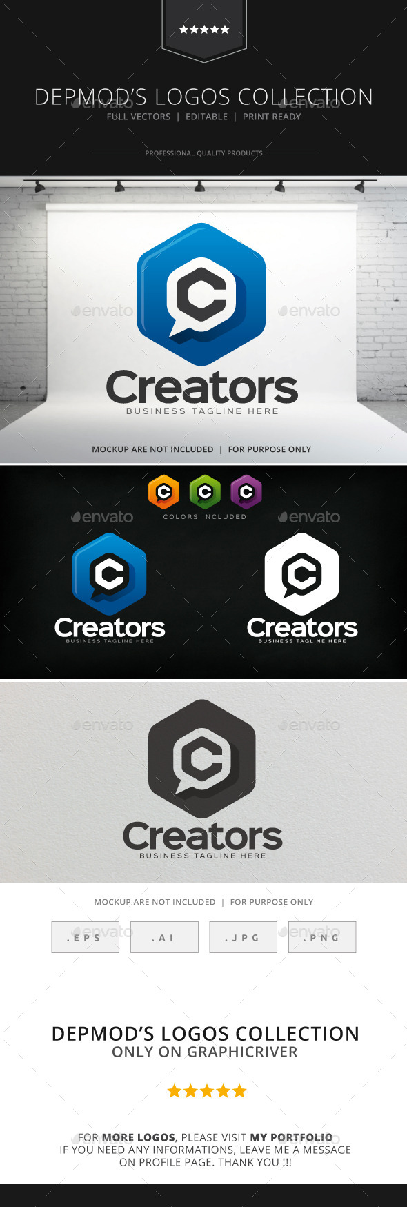 Creators Logo - Letters Logo Templates