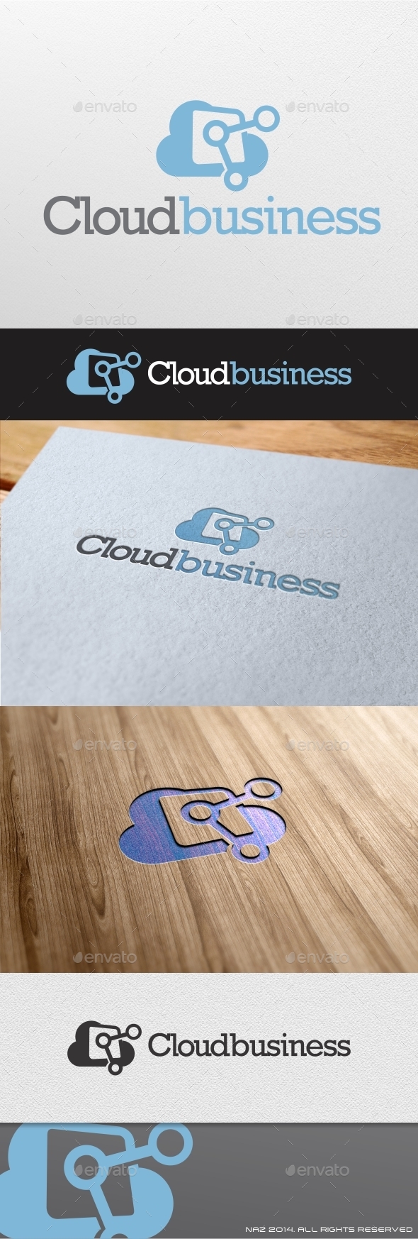 Cloud Business Logo - Objects Logo Templates