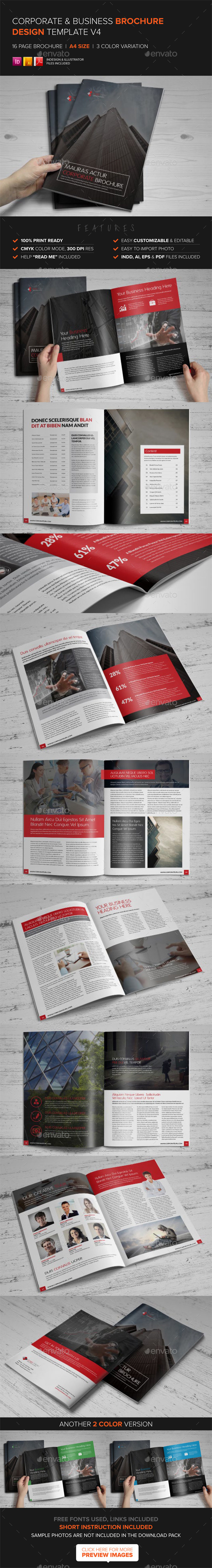 Corporate Multipurpose Brochure Template v4 - Corporate Brochures