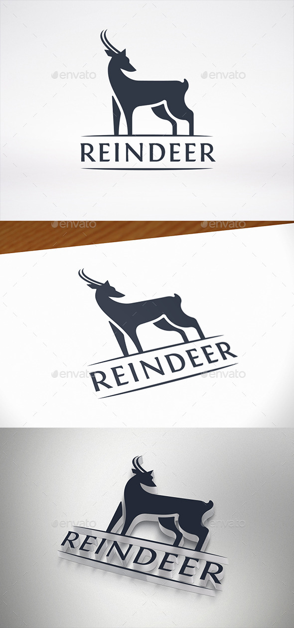 Deer Logo Template - Animals Logo Templates