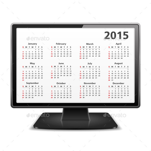 2015 Calendar - Miscellaneous Vectors