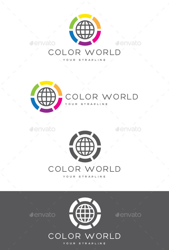 Color World Logo - Symbols Logo Templates