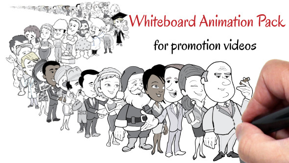 Whiteboard Animation Pack - VideoHive 8274524
