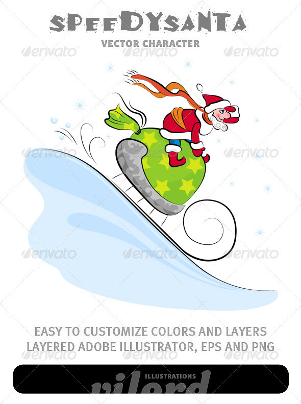 Santa Mascot - People Characters