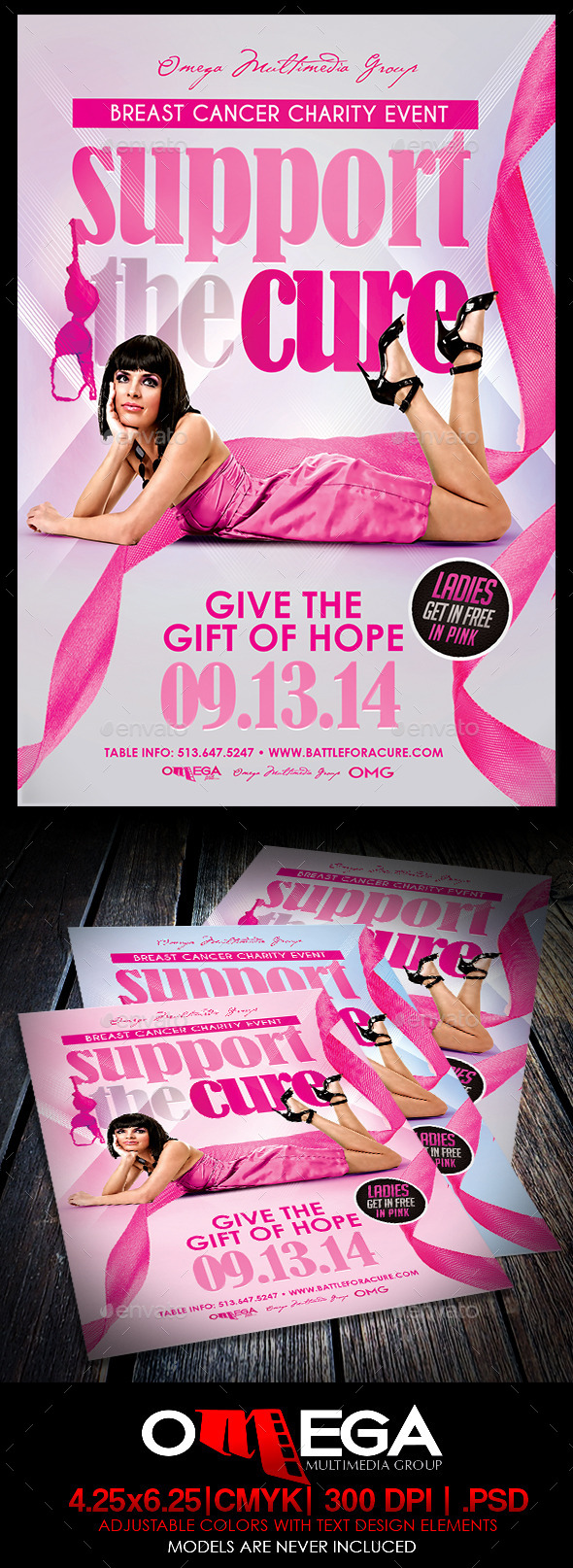Support The Cure - Flyers Print Templates