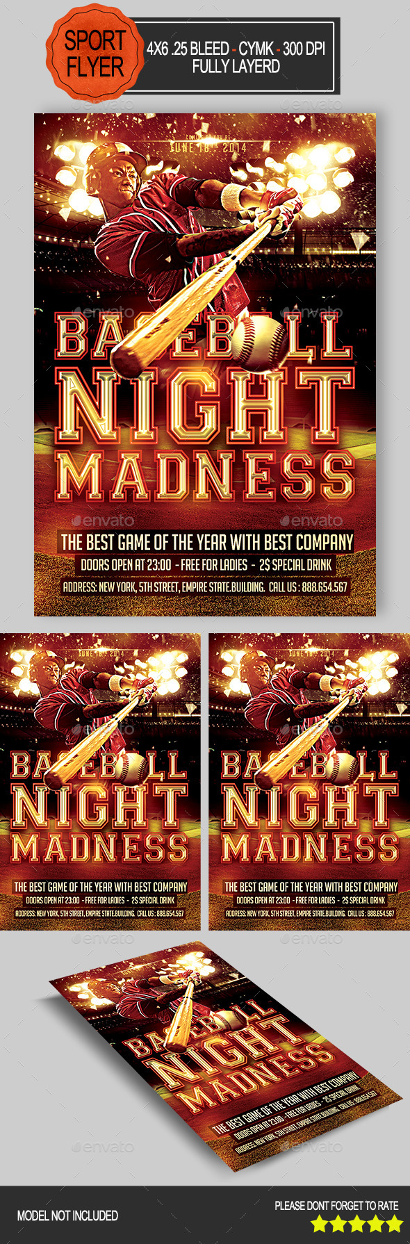 Baseball Flyer - Sports Events