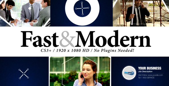Fast and Modern - VideoHive 8949990