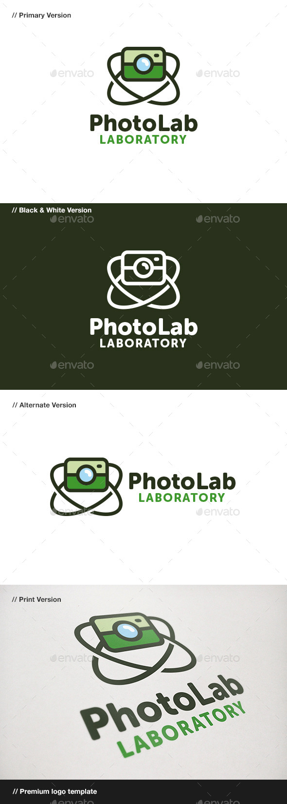 Photo Lab - Objects Logo Templates