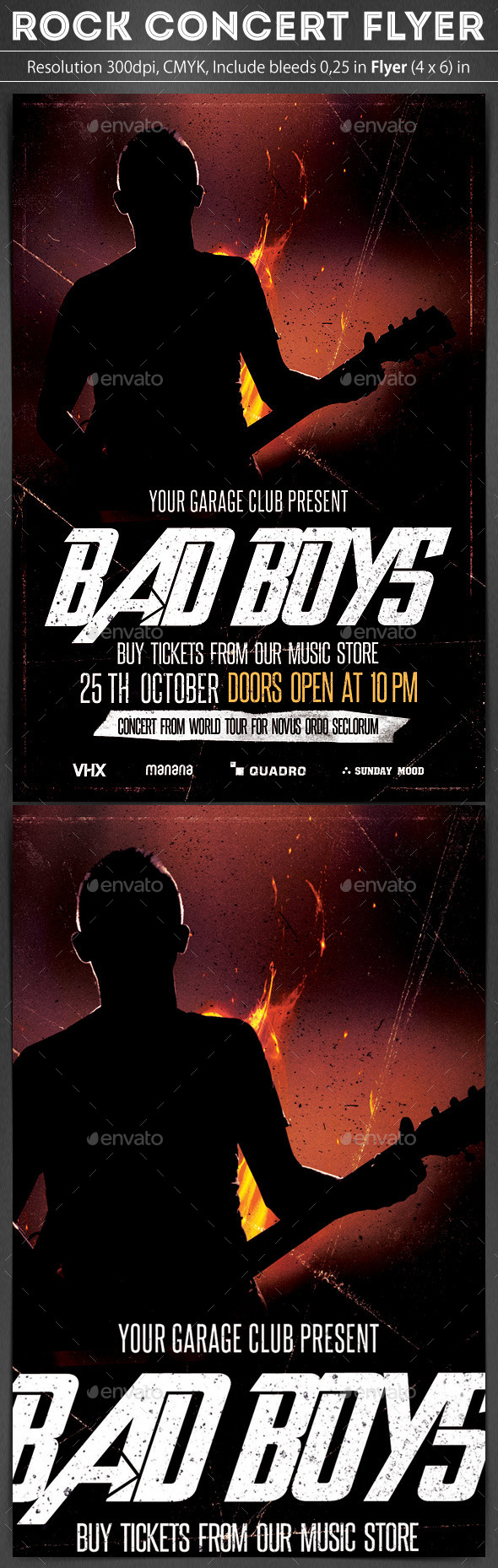Rock Concert Flyer - Concerts Events