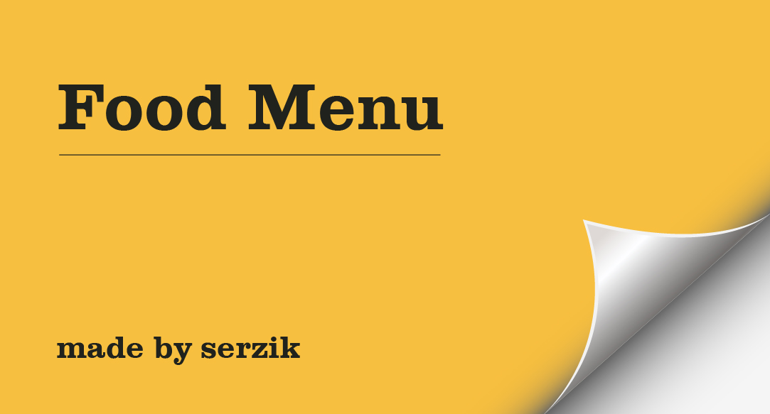 Food Menu