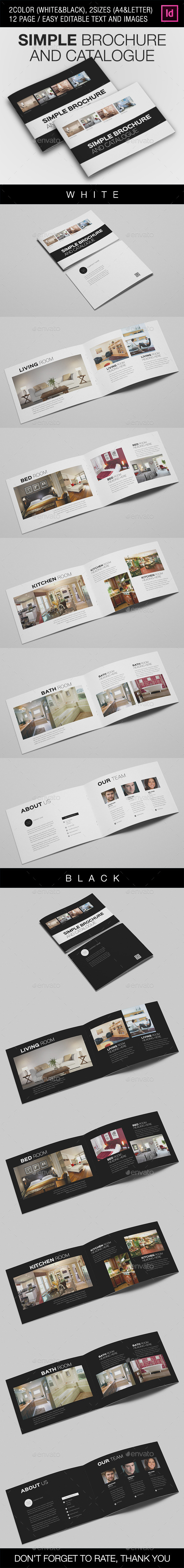 Simple Catalogue/Brochure V.2 - Brochures Print Templates
