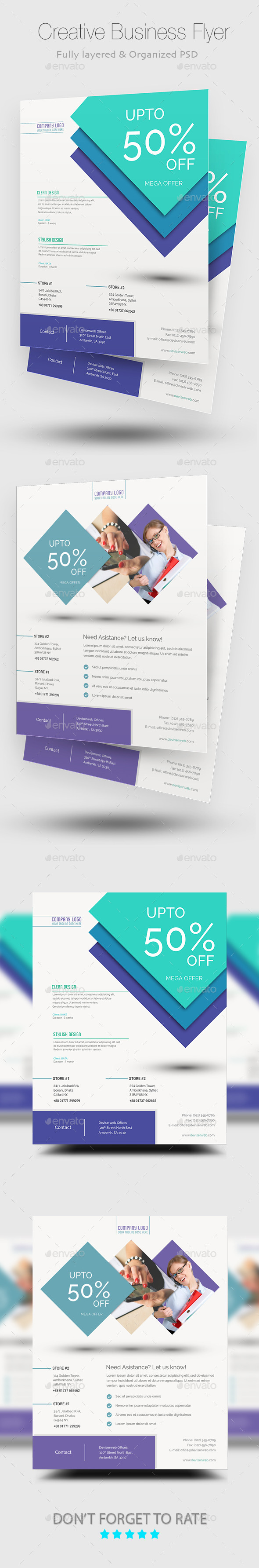 Creative Business Flyer/Poster Templates - Corporate Flyers