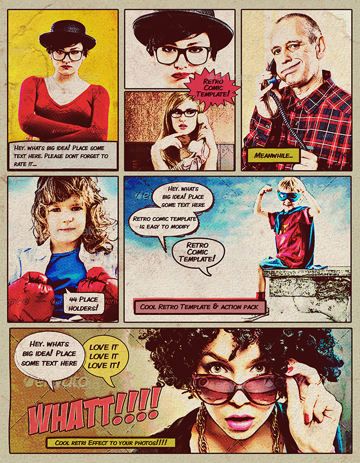 Retro Comic Pack, Graphics | GraphicRiver