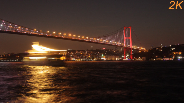 Bosphorus Bridge Day To Night 3